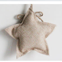 Carica l&#39;immagine nel visualizzatore di Gallery, Linen Christmas  Tree  Ornaments Pendant Shopping Mall Decoration New Year Hanging Gifts star
