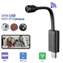 Carica l&#39;immagine nel visualizzatore di Gallery, Mini Usb  Camera High-definition Surveillance Camera Mobile Phone Remote Monitoring Black
