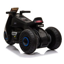 Lade das Bild in den Galerie-Viewer, Dual Drive 6v 4.5a.h Children&#39;s 3 Wheels Electric  Motorcycle With Music Horn Headlights Wh538 black
