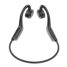 Cargar imagen en el visor de la galería, Headphones Bluetooth-compatible 5.1 Wireless Waterproof Comfortable Wear Light Weight Non-ear Sport Headset Black
