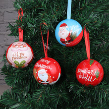 Charger l&#39;image dans la galerie, Christmas  Ball  Pendant Multiple Patterns Candy Box Kids Gifts Christmas Tree Ornament Christmas ball [C style]
