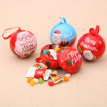 Charger l&#39;image dans la galerie, Christmas  Ball  Pendant Multiple Patterns Candy Box Kids Gifts Christmas Tree Ornament Christmas ball [C style]
