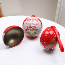 Charger l&#39;image dans la galerie, Christmas  Ball  Pendant Multiple Patterns Candy Box Kids Gifts Christmas Tree Ornament Christmas ball [C style]
