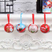 Charger l&#39;image dans la galerie, Christmas  Ball  Pendant Multiple Patterns Candy Box Kids Gifts Christmas Tree Ornament Christmas ball [C style]
