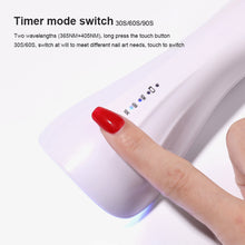 Load image into Gallery viewer, 5W Handheld  Nail  Lamp Nail Dryer Machine Uv Led Lamp Portable Micro Usb Charging Quick-drying Manicure Lamp Spraying
