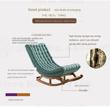 Lade das Bild in den Galerie-Viewer, Nordic simple rocking chair - perfect when you want to relax after a tough day.
