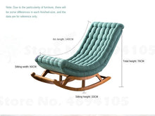 Lade das Bild in den Galerie-Viewer, Nordic simple rocking chair - perfect when you want to relax after a tough day.
