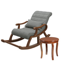 Carica l&#39;immagine nel visualizzatore di Gallery, Clearance Solid Wooden Rocking Chair Recliner Elderly Chair Adult Rocking Chair Father Mother Gift
