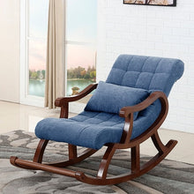 Carica l&#39;immagine nel visualizzatore di Gallery, Clearance Solid Wooden Rocking Chair Recliner Elderly Chair Adult Rocking Chair Father Mother Gift
