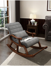 Carica l&#39;immagine nel visualizzatore di Gallery, Clearance Solid Wooden Rocking Chair Recliner Elderly Chair Adult Rocking Chair Father Mother Gift
