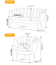 Carica l&#39;immagine nel visualizzatore di Gallery, living room Sofa Home furniture modern minimalist sofa chairs Light luxury single sofas Nordic lazy small apartment Armchair
