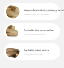 Cargar imagen en el visor de la galería, Sofa high-end simple modern creative arc designer 3M 4m living room science and Technology cloth sofa combination
