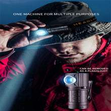 Cargar imagen en el visor de la galería, Headlight Usb Rechargeable Waterproof Angle Adjustable Led Headlamp Flashlight T201 flashlight + USB cable (without battery)
