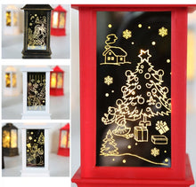 Cargar imagen en el visor de la galería, Christmas  Candlestick  Light Night Light Santa Claus Snowman Desktop Decoration Christmas Ornaments small white snowman
