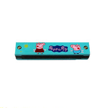 Load image into Gallery viewer, Harmonica Children Wooden Cartoon Painted Harmonica Kindergarten Fun Puzzle Educational Toys Blue giraffe
