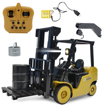 Cargar imagen en el visor de la galería, 1:8 Remote  Control  Engineering  Truck Toy 11-way Electric Light Music Forklift Model As shown
