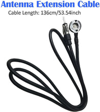 Load image into Gallery viewer, 16.9 Inch Car Fm Am Radio  Antenna Flexible Mast Stereo Auto Am Fm Wing Mount Signal Aerial Antenna With Antenna Extension Cable As shown
