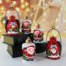 Load image into Gallery viewer, Portable Christmas  Candle  Light Small Oil Lamp Santa Claus Snowman Merry Home Gift Christmas Decor Candle santa claus
