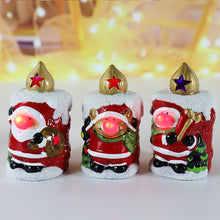 Load image into Gallery viewer, Portable Christmas  Candle  Light Small Oil Lamp Santa Claus Snowman Merry Home Gift Christmas Decor Candle santa claus
