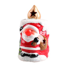 Load image into Gallery viewer, Portable Christmas  Candle  Light Small Oil Lamp Santa Claus Snowman Merry Home Gift Christmas Decor Candle santa claus
