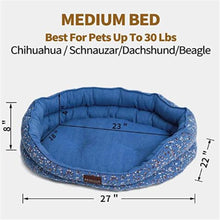 Charger l&#39;image dans la galerie, Waterproof Deluxe Round Dog  Bed Super Soft Sleeping Bed Removable Covers Sofa Bed For Dogs
