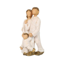 Load image into Gallery viewer, Resin Miniature Cute Doll Family  Statuette Sculpted Hand-painted Figure Love Decoration White
