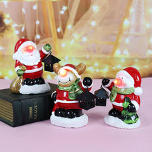 Load image into Gallery viewer, Christmas  Ornaments Led Glowing Night Light Santa Claus Snowman Christmas Decorations For Home Elk
