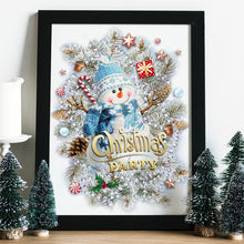 Load image into Gallery viewer, PVC Christmas Wall Stickers Snowman Decoration For Glass Window Background Wall 30*40cm
