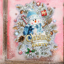 Load image into Gallery viewer, PVC Christmas Wall Stickers Snowman Decoration For Glass Window Background Wall 30*40cm
