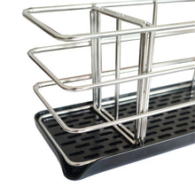 Last inn bildet i Galleri-visningsprogrammet, Drainer  Rack Stainless Steel Kitchen Sink Storage Rack Sponge Holder Kitchen Accessories White drip tray
