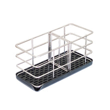 Last inn bildet i Galleri-visningsprogrammet, Drainer  Rack Stainless Steel Kitchen Sink Storage Rack Sponge Holder Kitchen Accessories White drip tray
