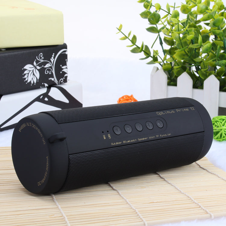 Outdoor Portable Speaker Subwoofer Waterproof Wireless Bluetooth-compatible Speaker black