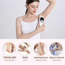 Lade das Bild in den Galerie-Viewer, Hair  Removal  Device Upgraded To 999,999 Flashes IPL Whole Body Face Epilator White
