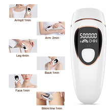 Lade das Bild in den Galerie-Viewer, Hair  Removal  Device Upgraded To 999,999 Flashes IPL Whole Body Face Epilator White
