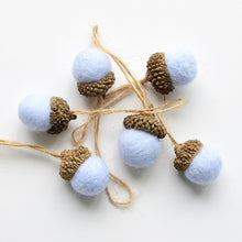 Load image into Gallery viewer, Hanging  Ball Christmas Tree Ornaments, 1 Pack Of Wool Felt, Home Office School Party Diy Decoration Blue/10g
