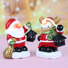 Load image into Gallery viewer, Christmas  Ornaments Led Glowing Night Light Santa Claus Snowman Christmas Decorations For Home Elk
