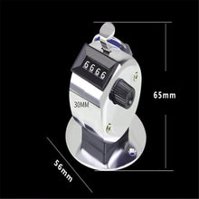 Load image into Gallery viewer, Portable 4 Digit Number Handheld Counter Mini Mechanical Digital Manual Counting Metal routine
