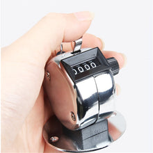 Load image into Gallery viewer, Portable 4 Digit Number Handheld Counter Mini Mechanical Digital Manual Counting Metal routine
