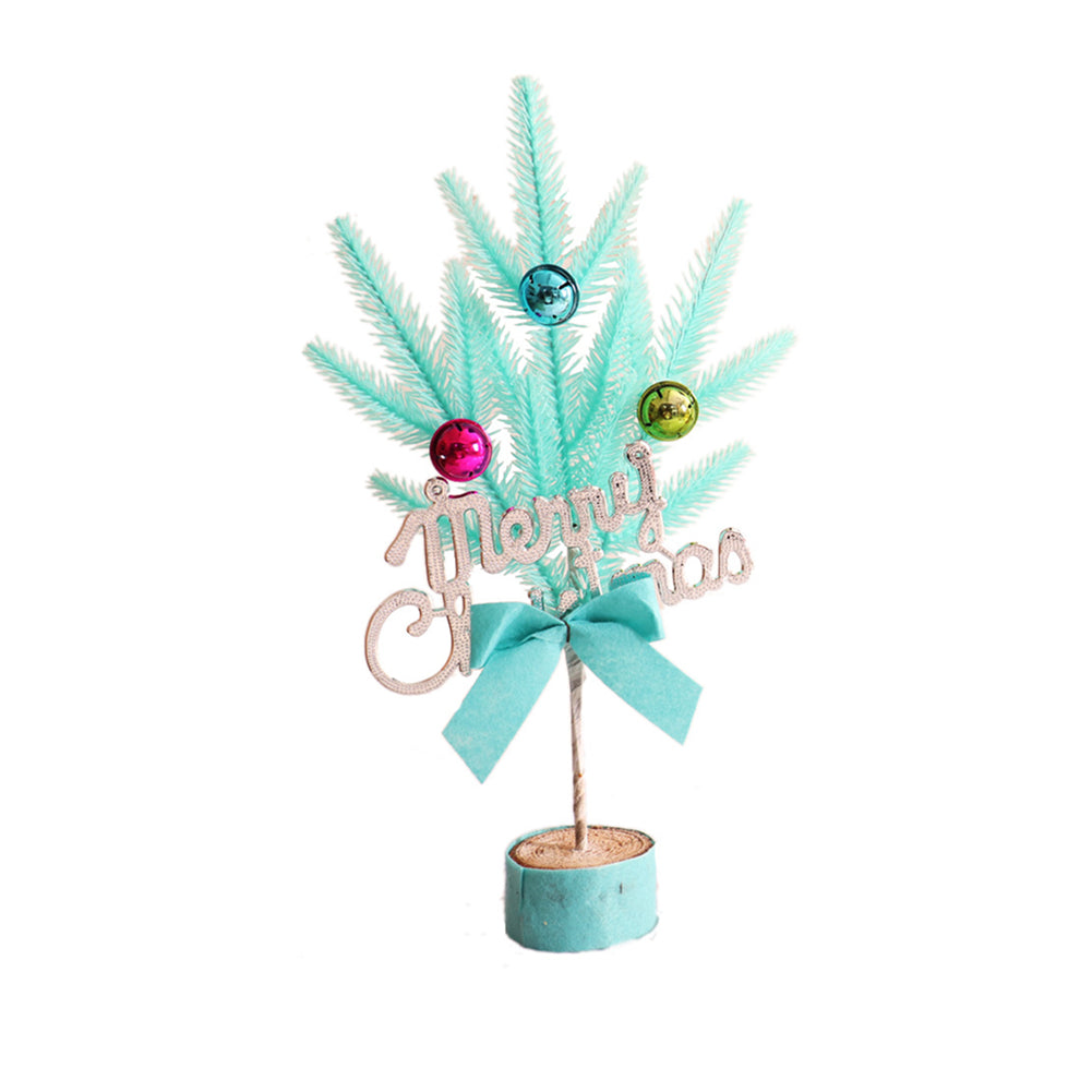 Christmas  Tree Decoration Creative Handmade Atmosphere Decoration Christmas Ornaments blue