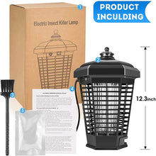 Load image into Gallery viewer, 4200v Powerful  Electric  Mosquito  Killer Indoor Outdoor Insect Trap Waterproof Mosquito Killer For Courtyard Home Black
