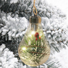 Carica l&#39;immagine nel visualizzatore di Gallery, Led Transparent Luminous Christmas  Ball Night Light Christmas Tree Decoration Pendant Style 3
