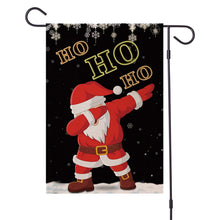 Carica l&#39;immagine nel visualizzatore di Gallery, 2 Pcs/set Garden  Banner Linen Christmas Element Pattern Garden Outdoor Decoration (without Flag Pole) 12x18 inches_2-piece set combination 01
