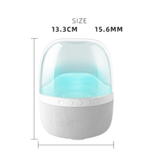 Cargar imagen en el visor de la galería, Bluetooth-compatible  Speaker L9 Led Light Card Insertion Subwoofer High Volume Portable Wireless Speaker White
