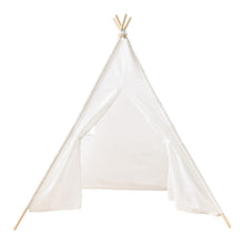 Load image into Gallery viewer, Children  Play  Tent Indoor Outdoor Foldable Well-ventilated Window Teepee Tent For Kids White
