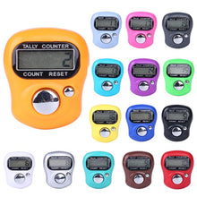 Load image into Gallery viewer, Digit Lcd Electronic Digital Display Finger  Ring Hand Tally Counter Gift random color
